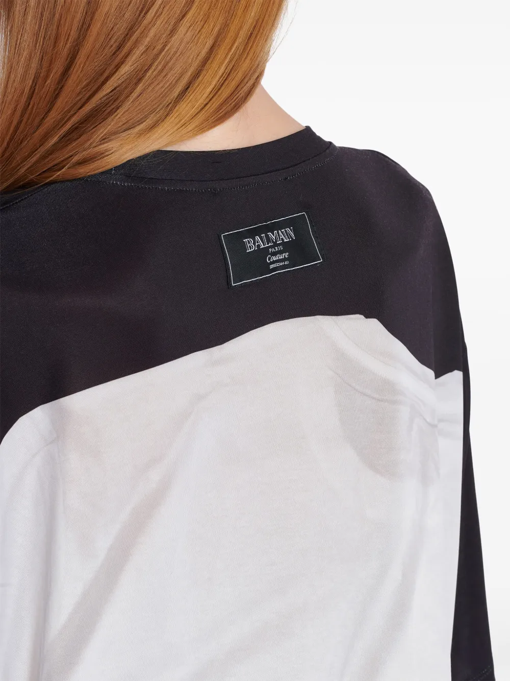 Balmain Trompe l'oeil T-shirt | White | FARFETCH HK