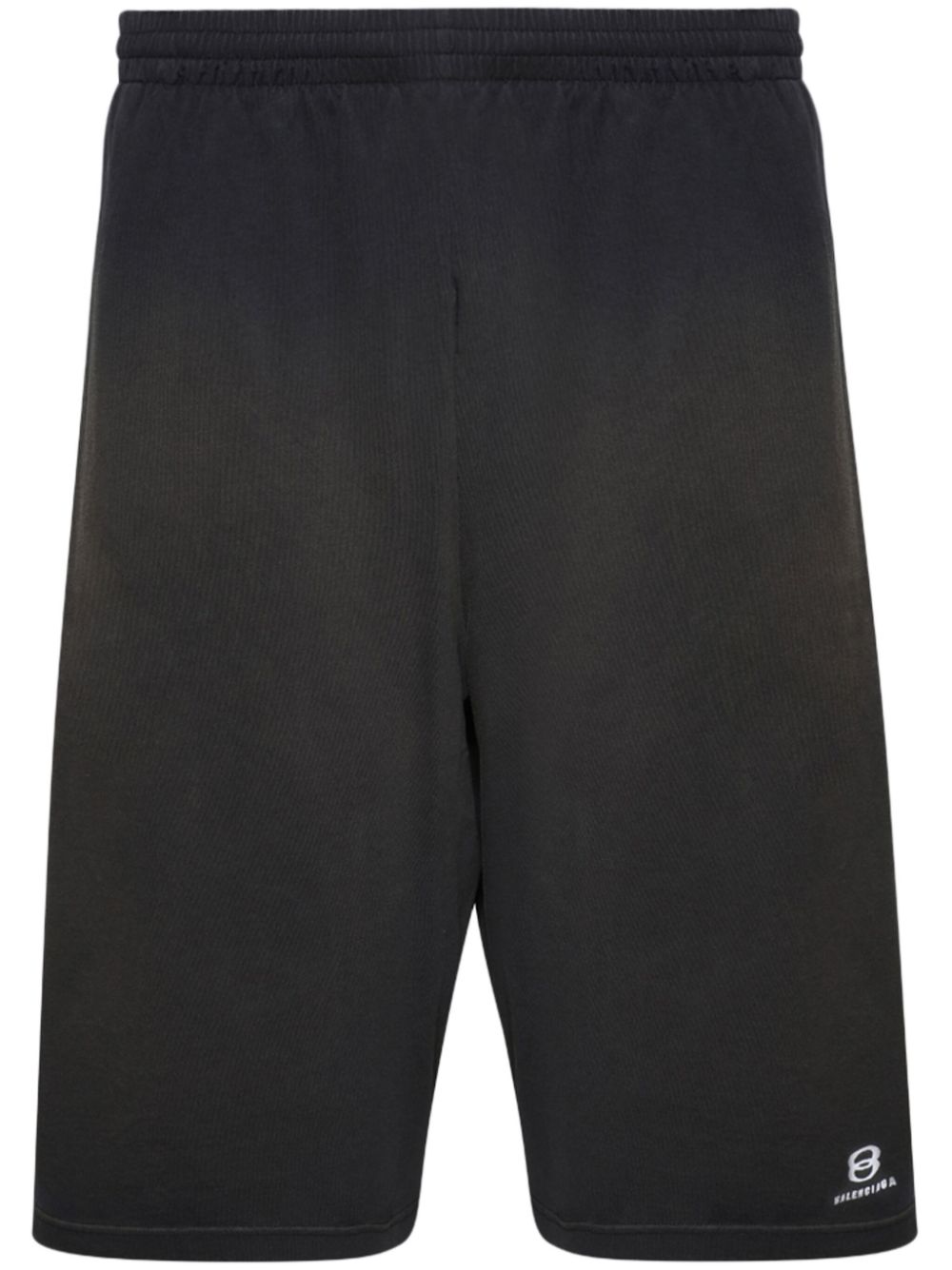 Balenciaga wide-leg shorts - Black