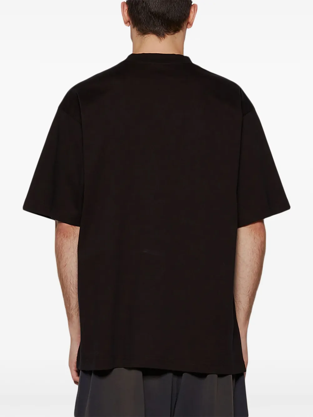 Balenciaga Medium-fit T-shirt In Black