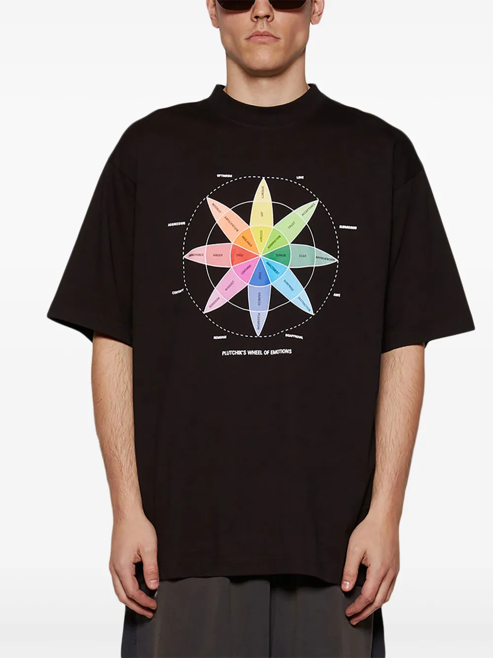 Balenciaga Medium-fit T-shirt In Black