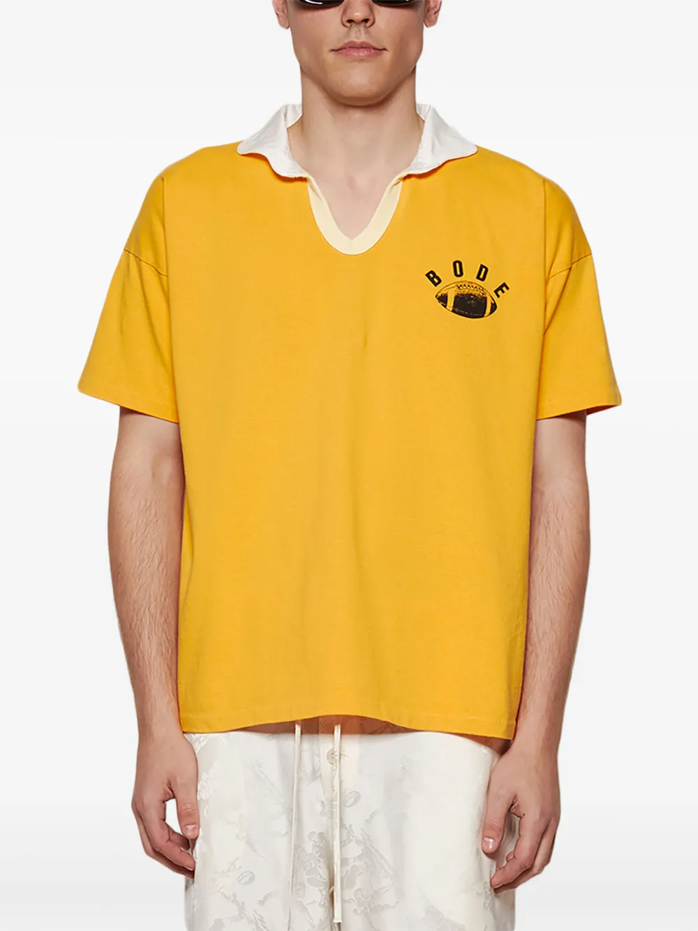 BODE Worchester poloshirt Geel