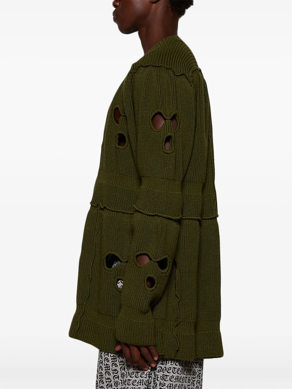 VETEMENTS Bivakmuts trui Groen