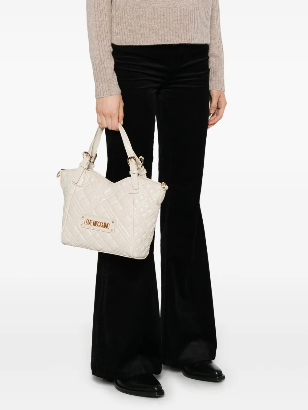 Affordable Love Moschino matelasse tote bag Women