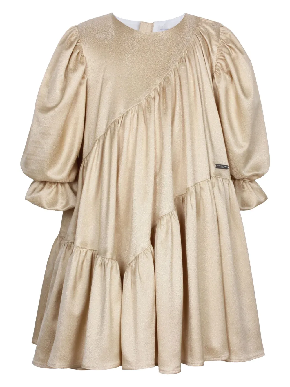 JESSIE AND JAMES Vestido com babados | Dourado | Image 1