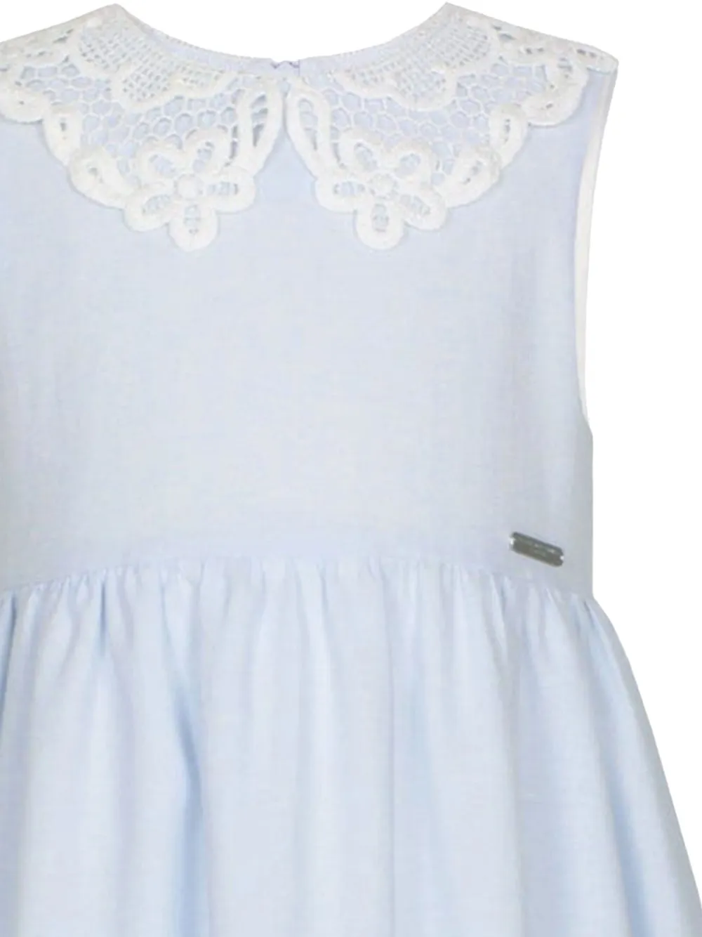 JESSIE AND JAMES Jurk met contrasterende kraag Blauw