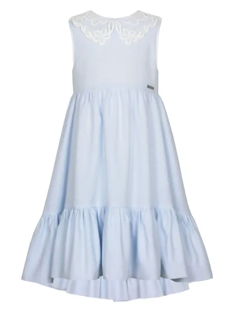 JESSIE AND JAMES Vestido com gola contrastante