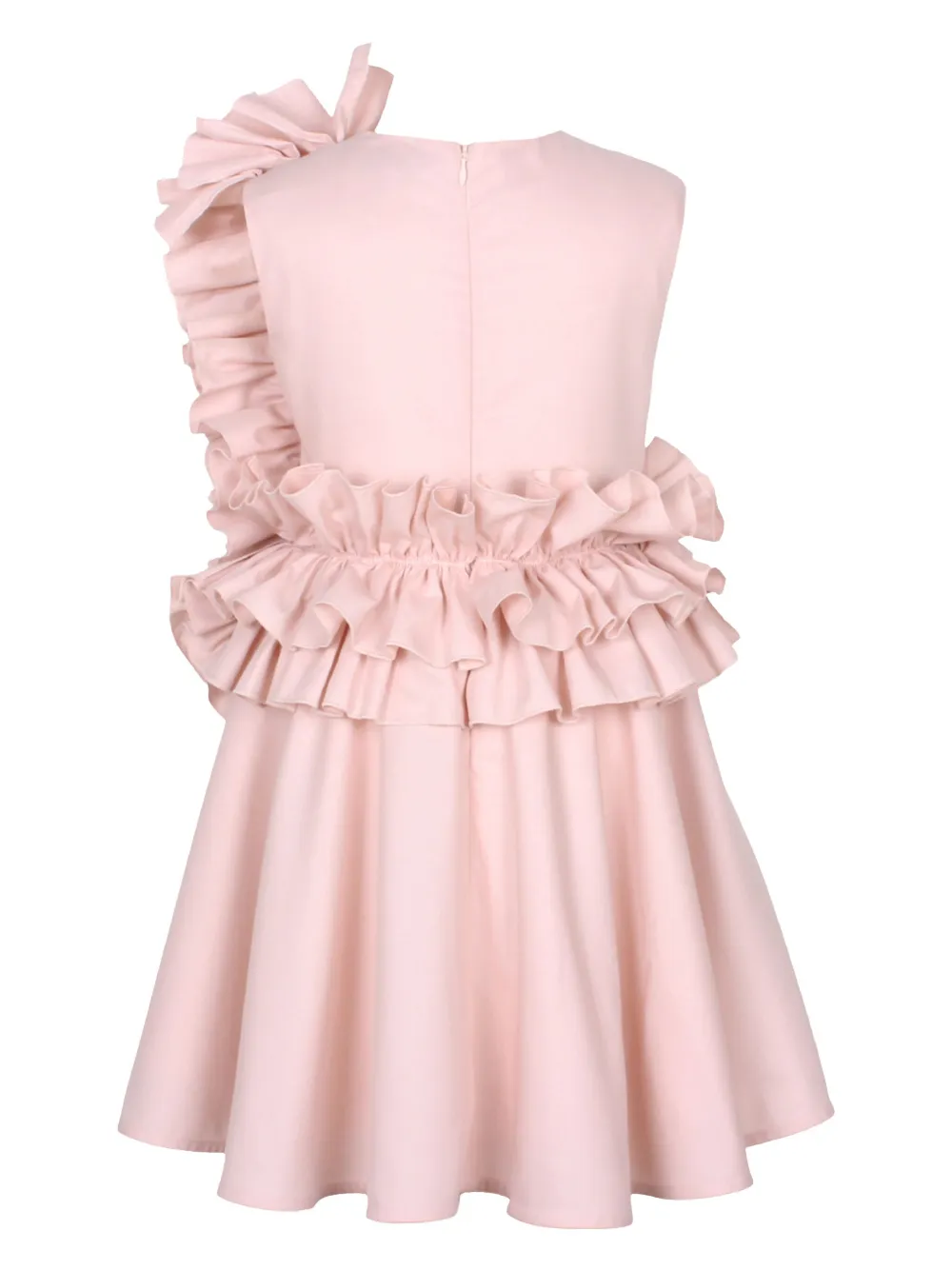 JESSIE AND JAMES ruffle-detail dress - Roze