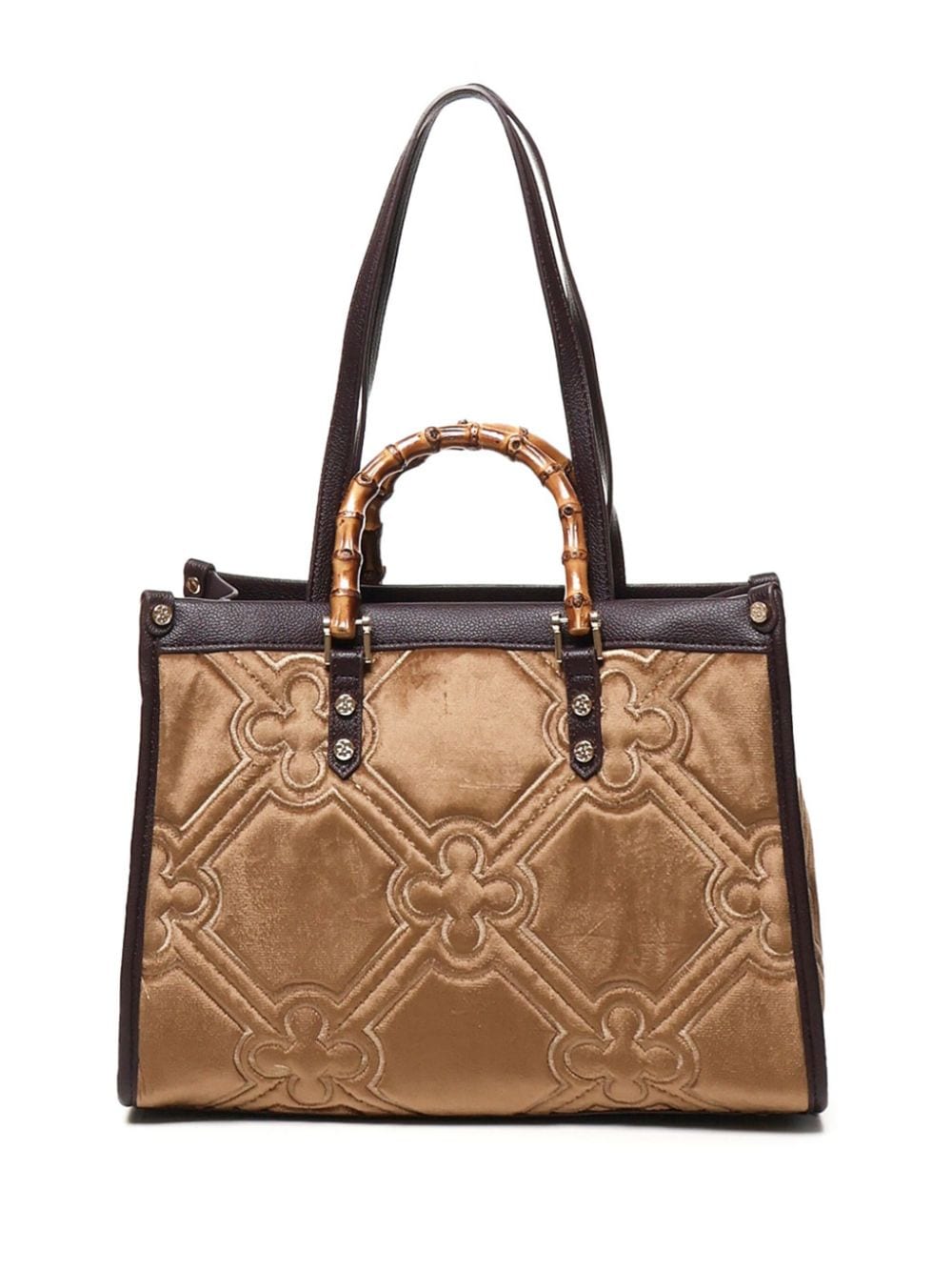 Shop V73 Iris Tote Bag In Brown