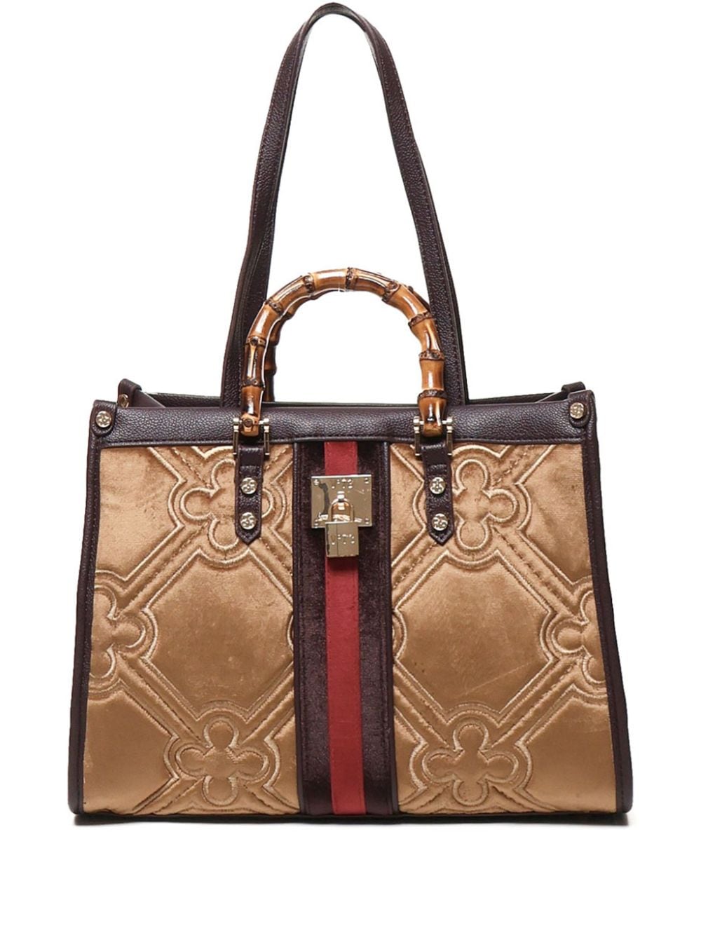 Shop V73 Iris Tote Bag In Brown