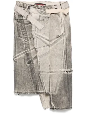Rick Owens DRKSHDW ドローストリング スカート | ブラック | FARFETCH JP