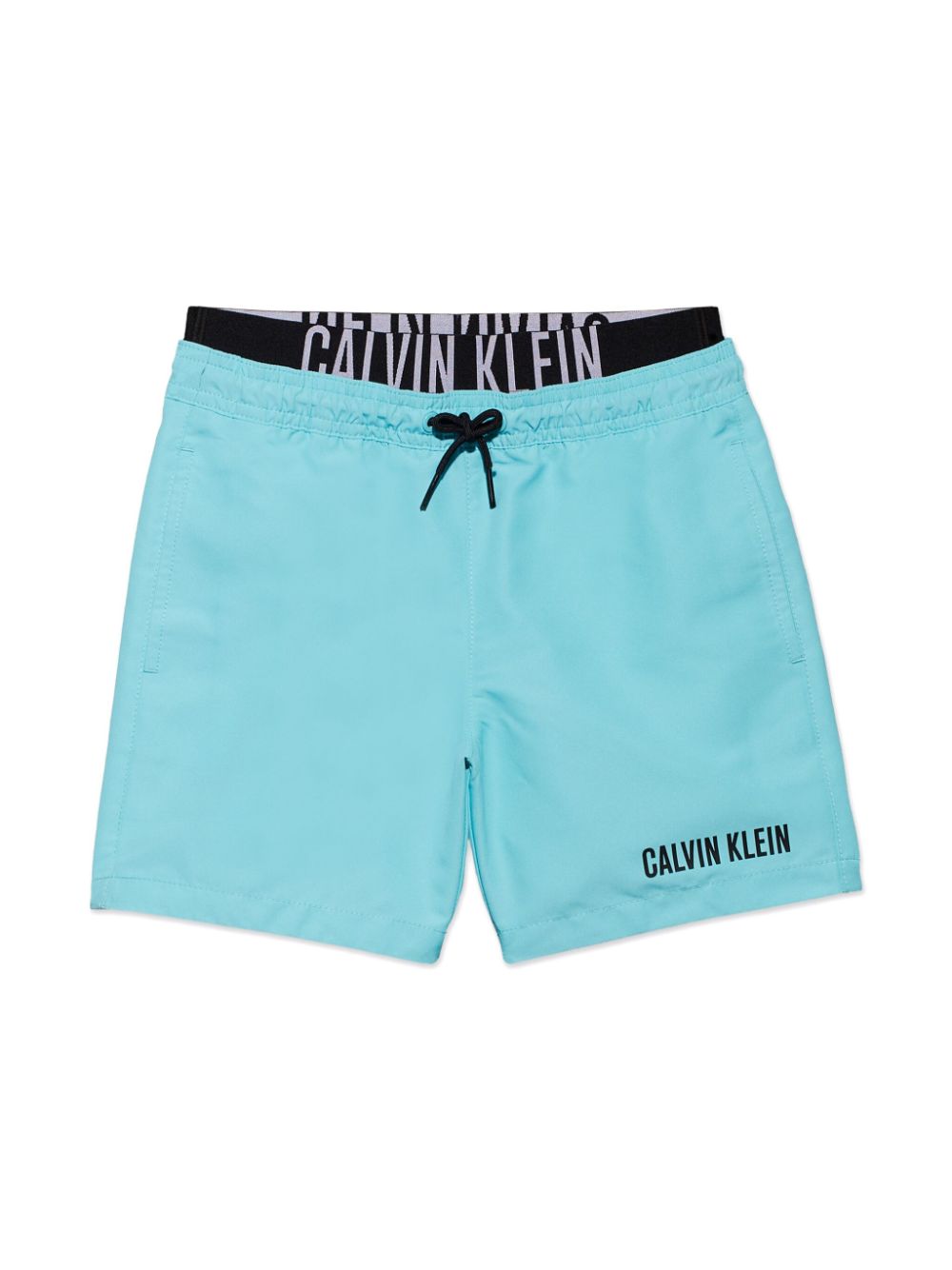 Calvin Klein Kids Zwembroek met logoprint Blauw