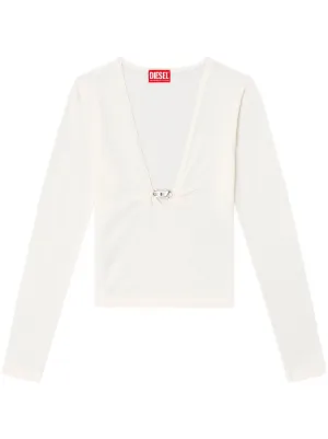 Diesel T-Ballet-D ロングTシャツ | ホワイト | FARFETCH JP