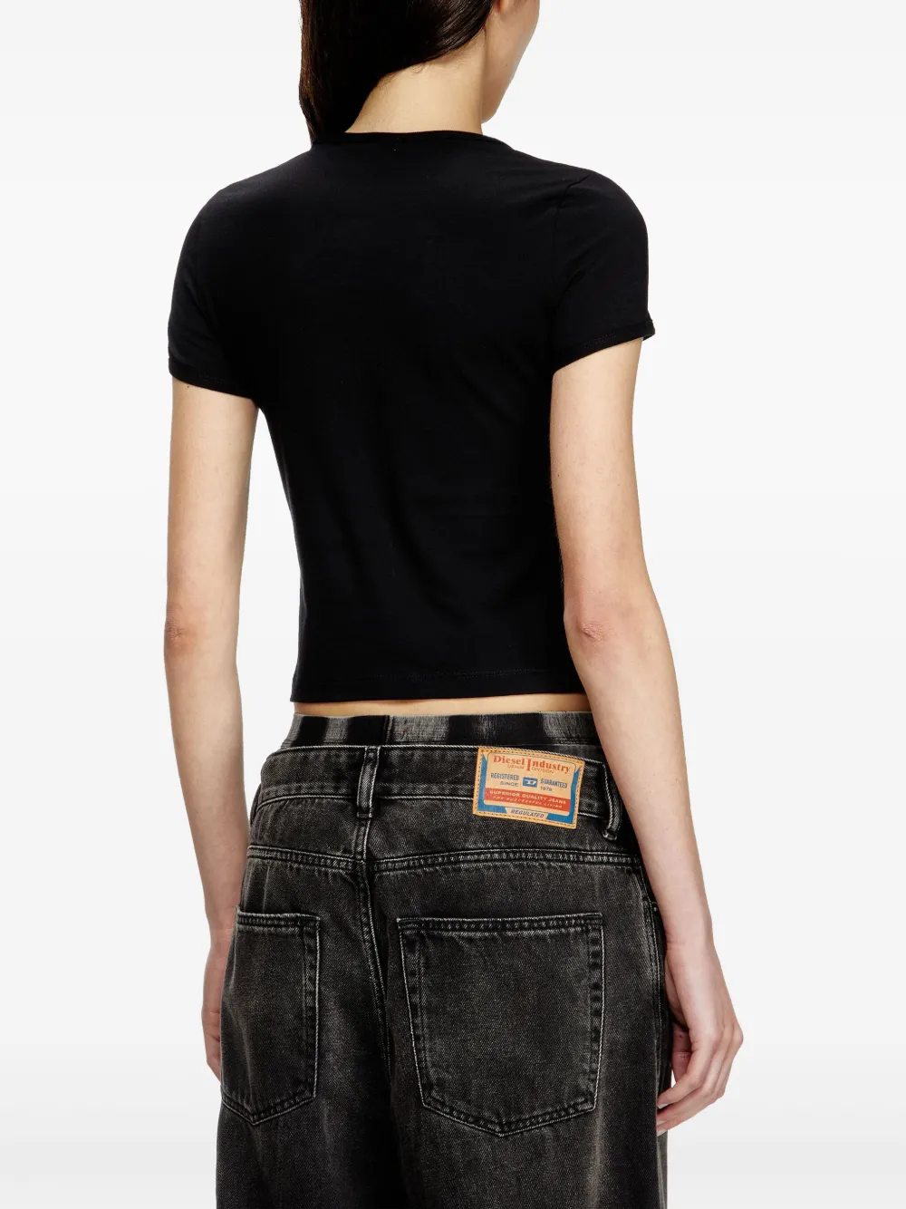 Diesel T-uncuties T-shirt In Black