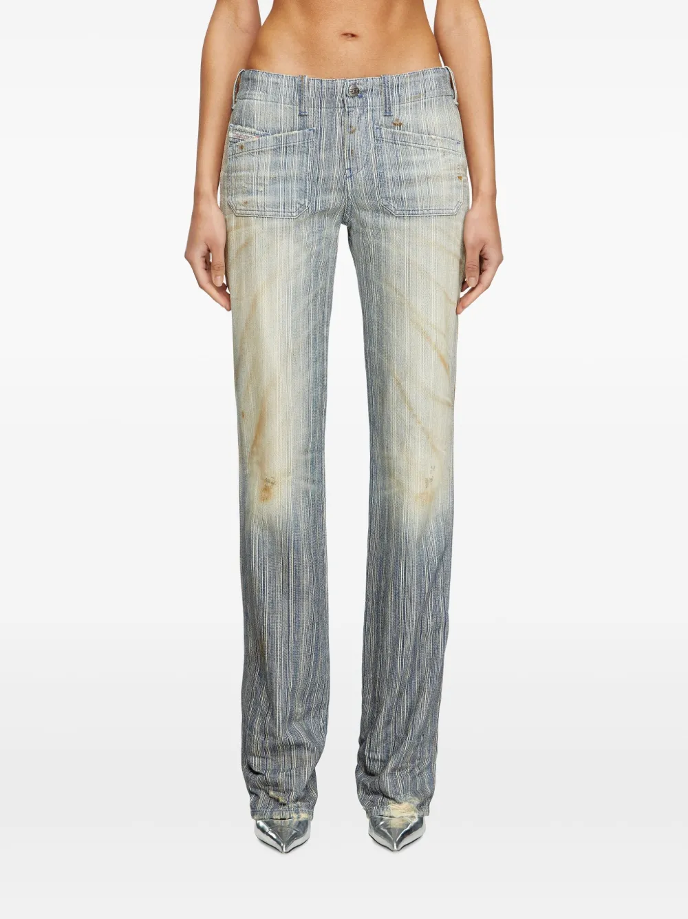 Diesel D-KEATE straight jeans 01 BLUE