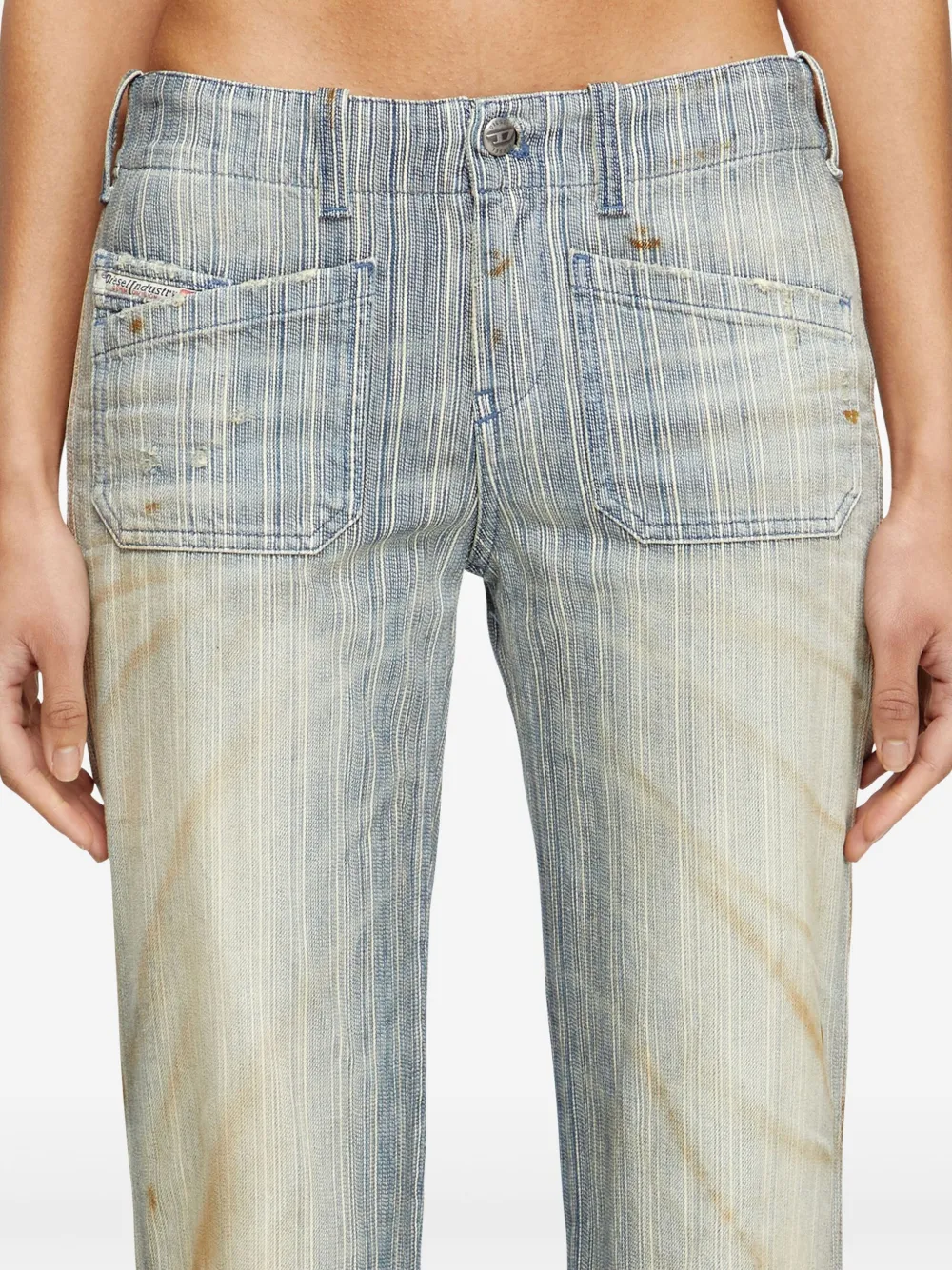 Diesel D-KEATE straight jeans 01 BLUE