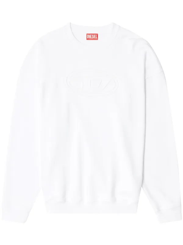 ★DIESEL★ S Mart Vigobal Sweatshirt Bright White A037900JYY 25792943_56105994_600.jpg