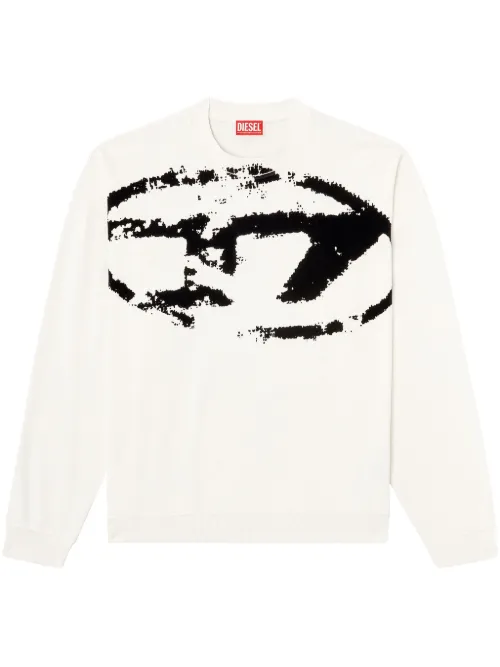Diesel sweat S-Boxt-N5 - Blanc - Diesel - Modalova