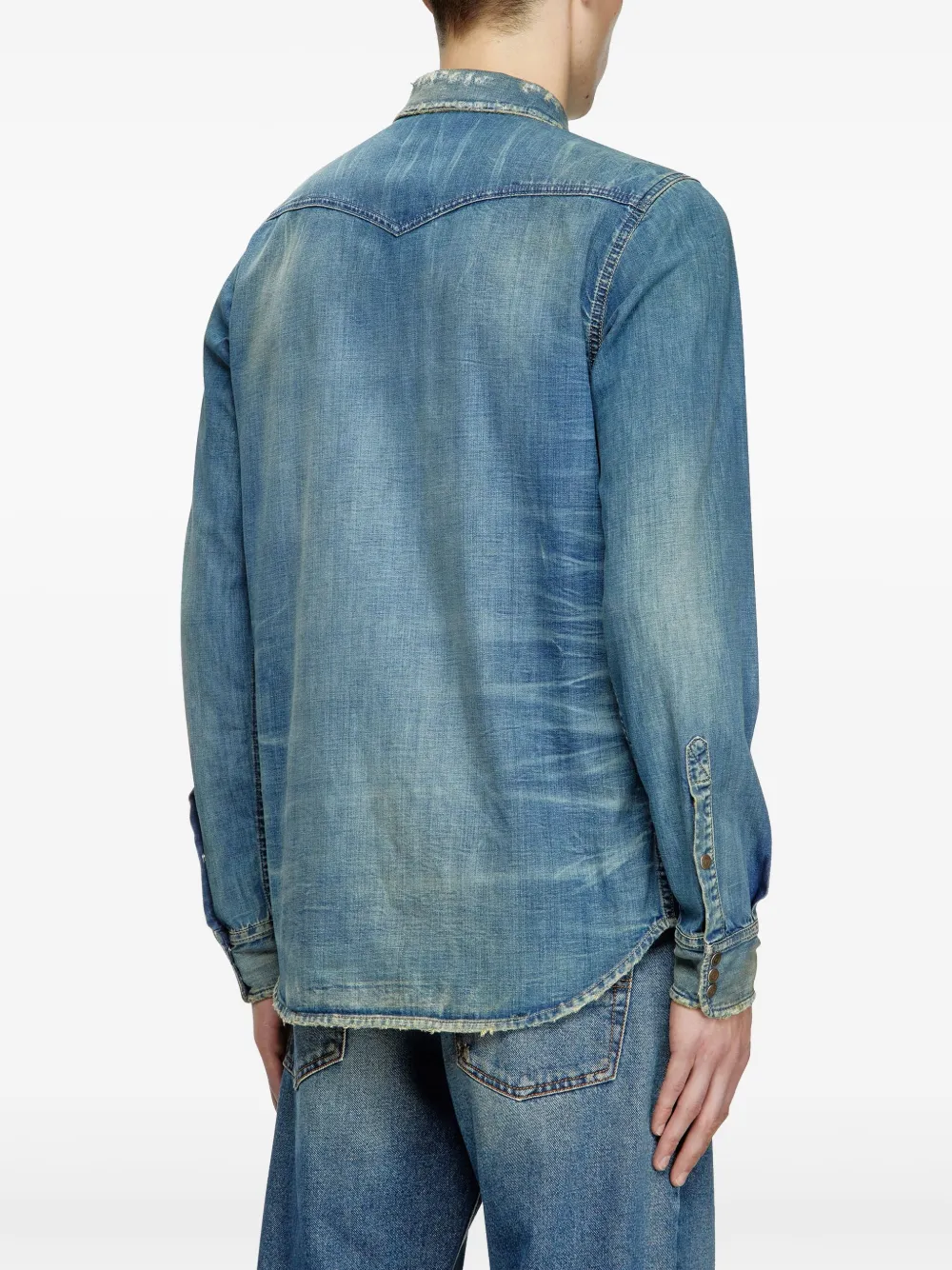 Diesel D-Vega overhemd Blauw