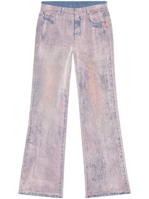 Acne Studios トロンプルイユ パンツ | ブルー | FARFETCH JP