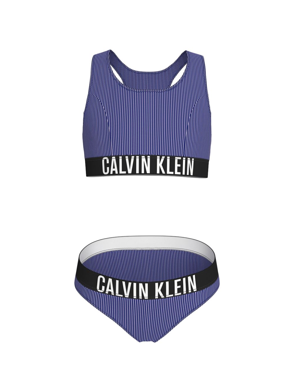 Calvin Klein Kids Bikini met logoprint Blauw