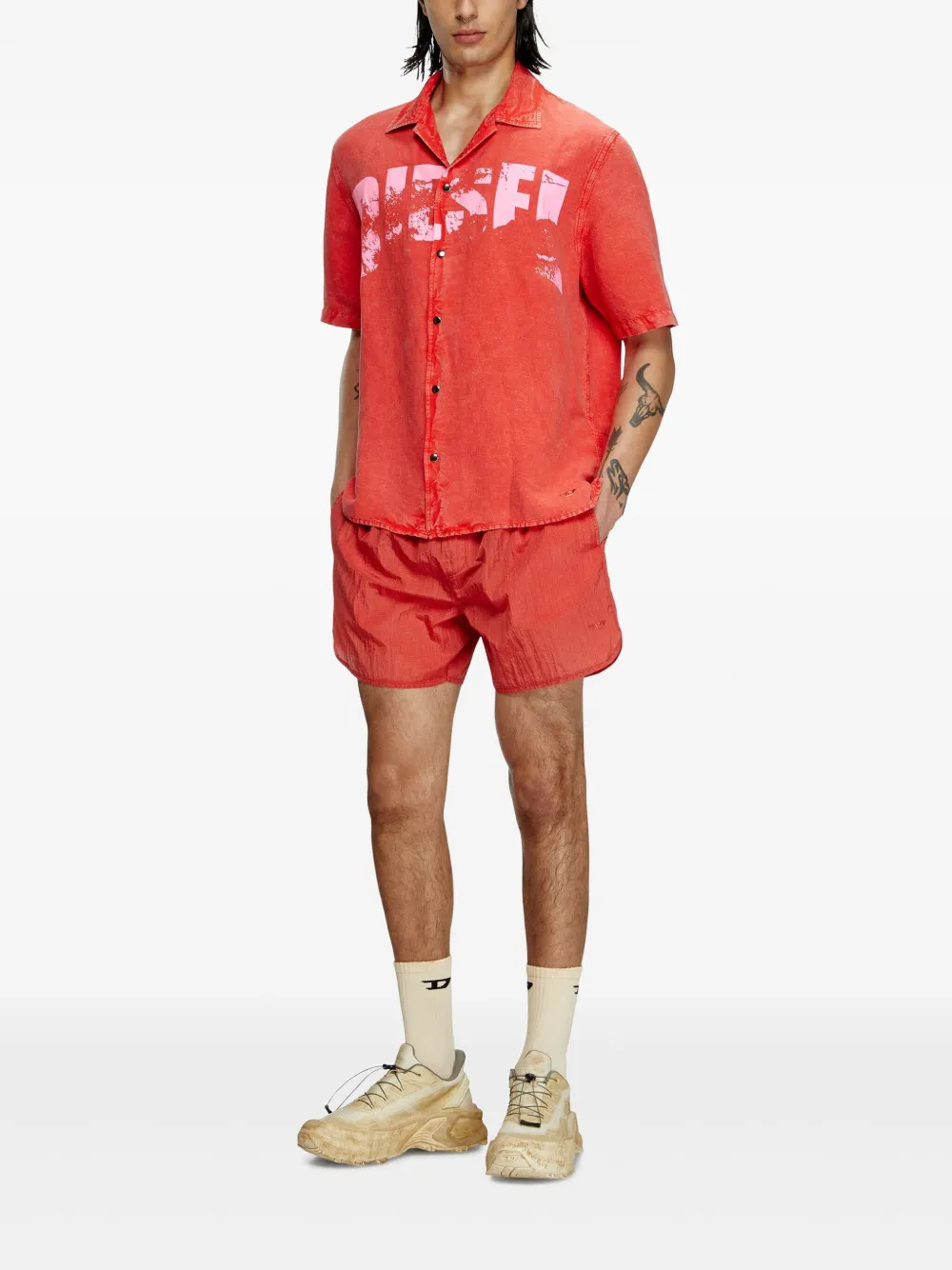 Diesel Charles-D-Pop shirt - Rood