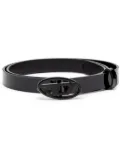 Diesel B-PLAY 15 leather belt - Black