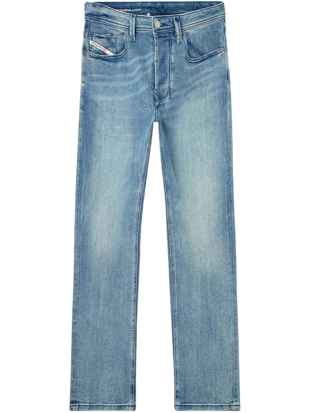 Diesel Straight jeans Blauw