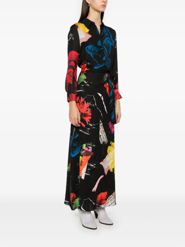 Alice + Olivia Chassidy Shirt Dress | Black | FARFETCH