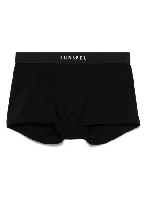 Sunspel bóxer con logo en la pretina