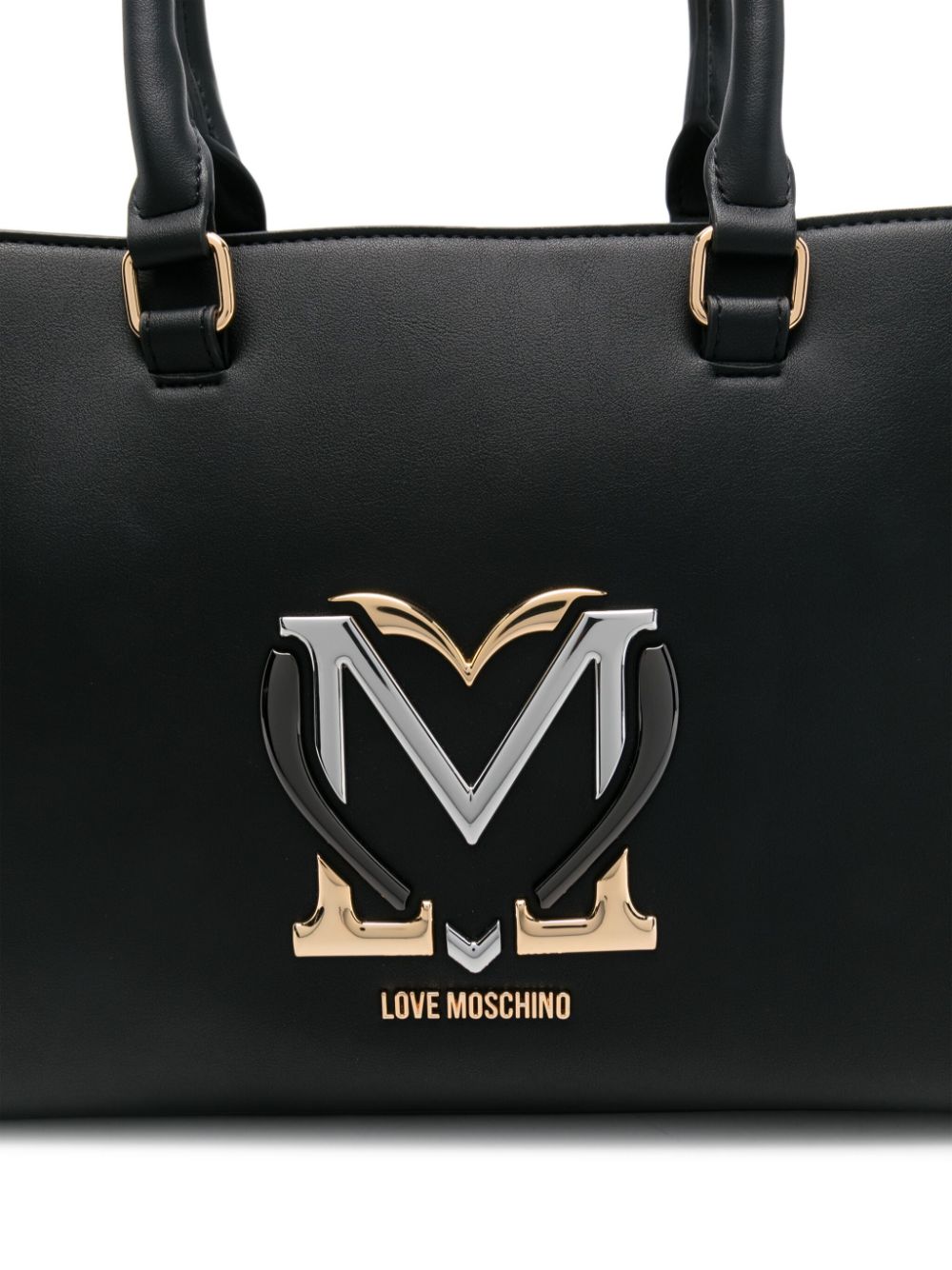 Love Moschino logo-plaque tote bag Women