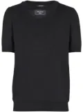 Balmain knitted T-shirt - Black