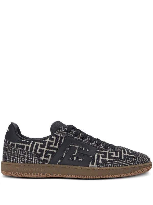 【関税込み】Balmain ブラック Swan スニーカー Balmain Swan スニーカー | ブラック | FARFETCH JP