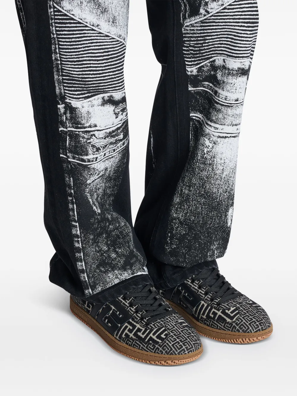 Balmain Swan スニーカー | ブラック | FARFETCH JP