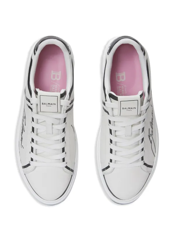 Balmain B-Court Sneakers | White | FARFETCH