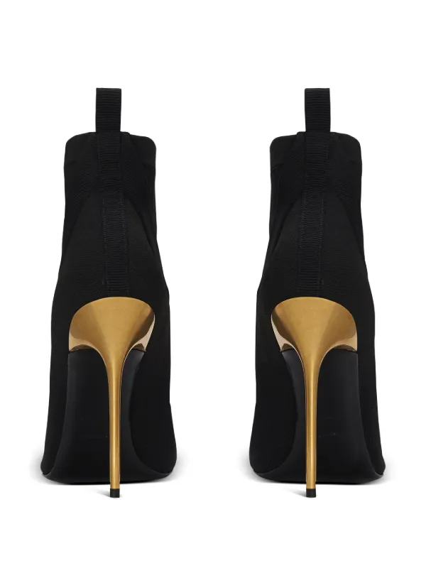Balmain logo-tag Boots | Black | FARFETCH