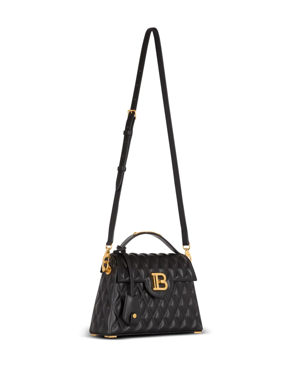 BALMAIN B-BUZZ DYNASTY LEATHER TOTE BAG 