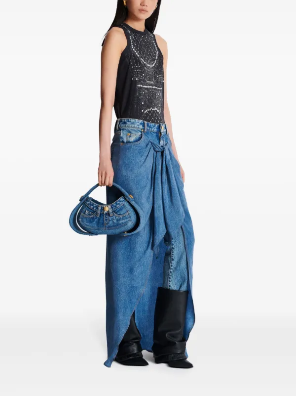 Balmain Jolie Madame Cross Body Bag | Blue | FARFETCH