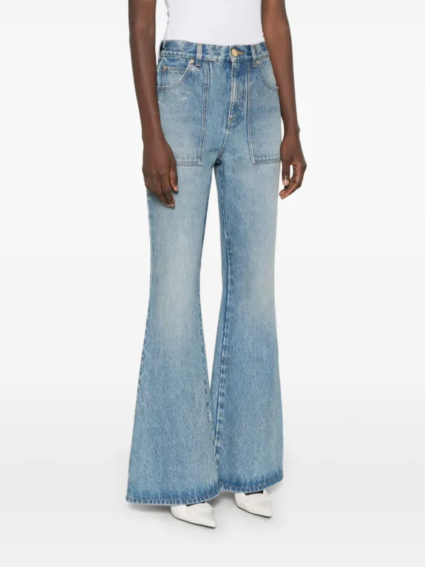 【関税＆送料込み】Balmain Light Blue Cotton Jeans Light blue regular-fit denim jeans blue - Men | BALMAIN