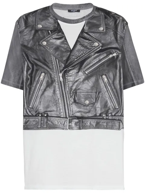 Balmain layered T-shirt