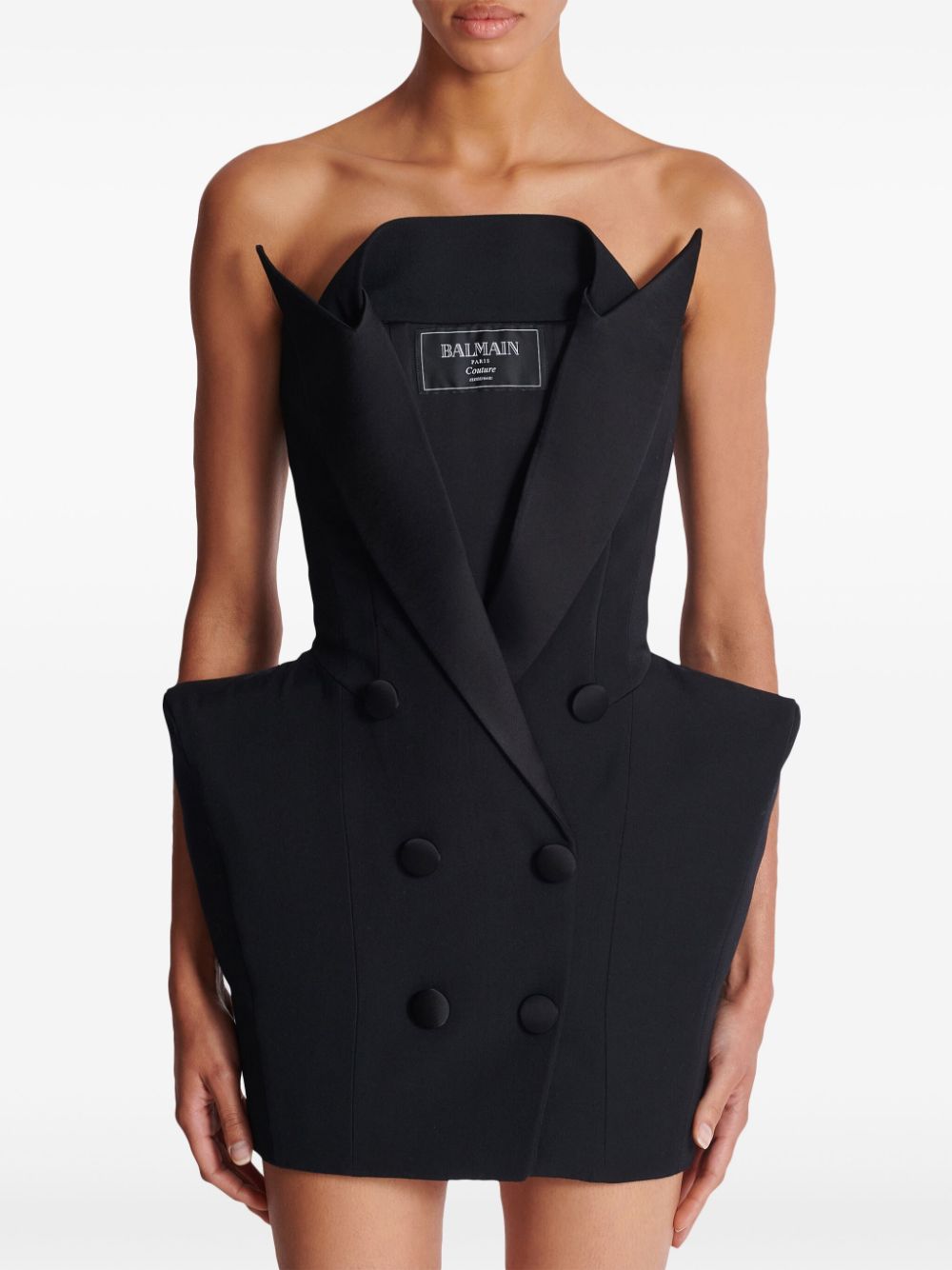 Balmain wool blazer mini dress Women