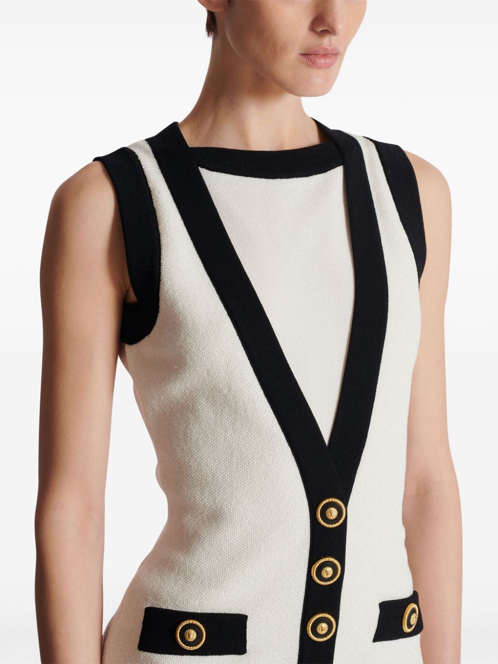 Balmain knitted mini dress Women