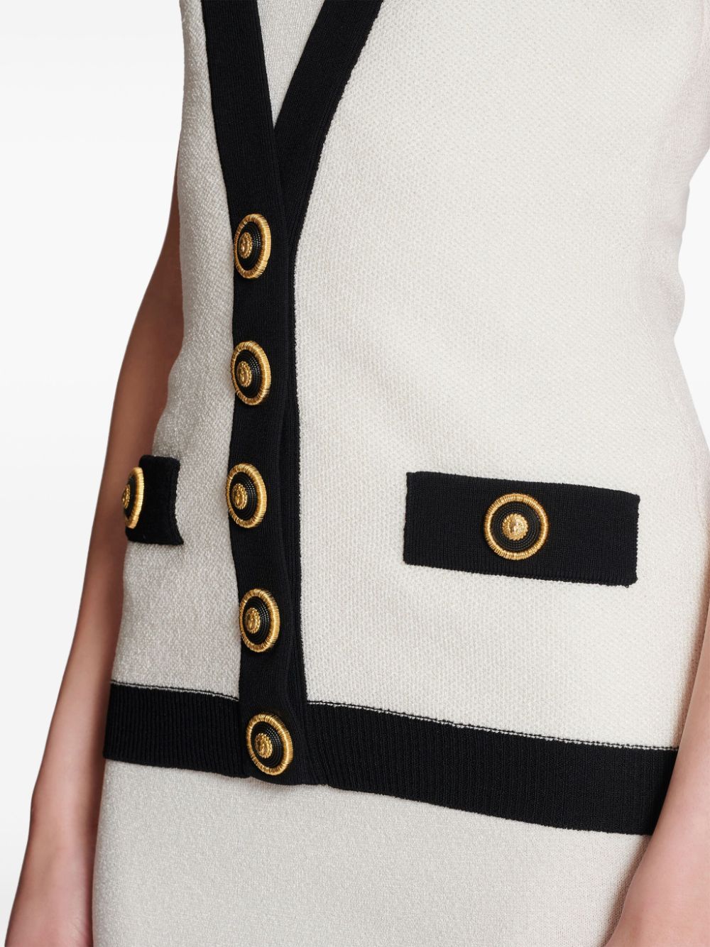 Balmain knitted mini dress Women