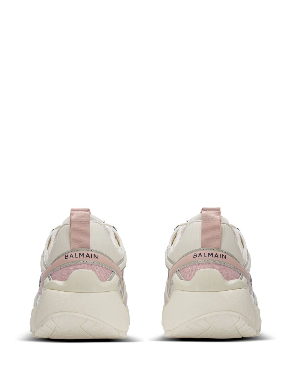 Balmain Cosmic Dust-Technical sneakers Beige