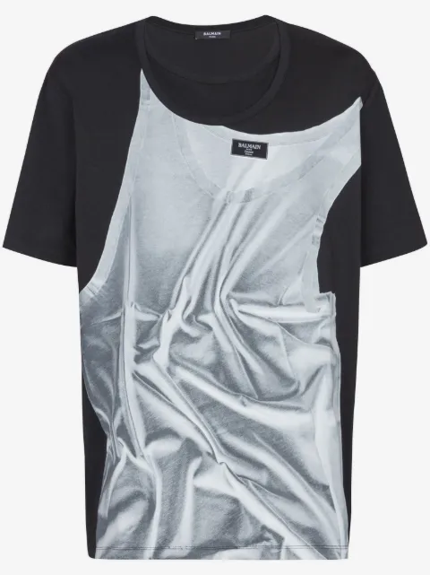 Balmain graphic-print T-shirt