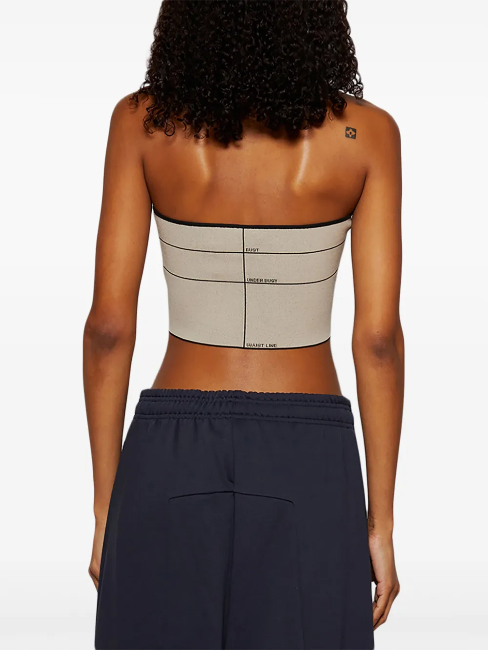 Vetements Knitted Top In Gray