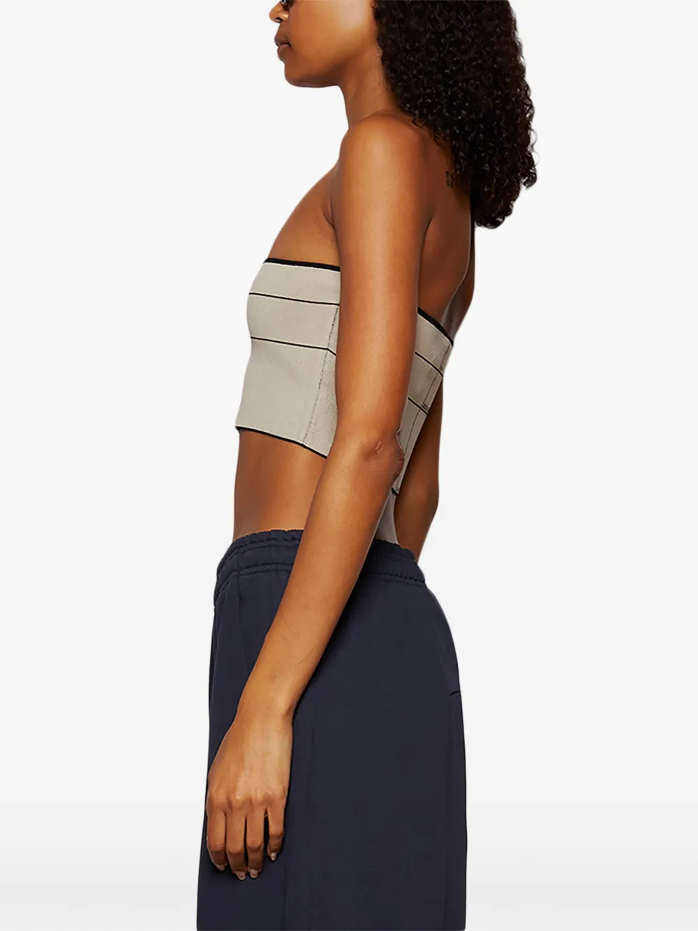 Vetements Knitted Top In Gray