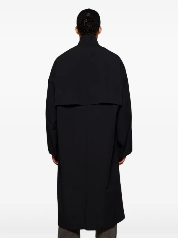 ジャケット・アウター FEAR OF GOD HIGH NECK TRENCH COAT FEAR OF GOD ESSENTIALS high-neck Trench Coat | Black | FARFETCH
