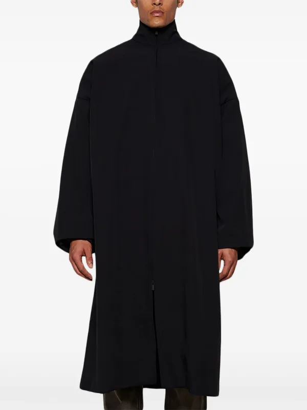 ジャケット・アウター FEAR OF GOD HIGH NECK TRENCH COAT FEAR OF GOD ESSENTIALS high-neck Trench Coat | Black | FARFETCH