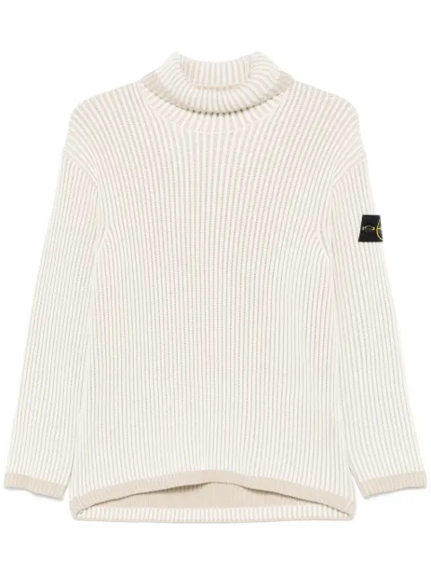 Stone Island suéter tejido de canalé