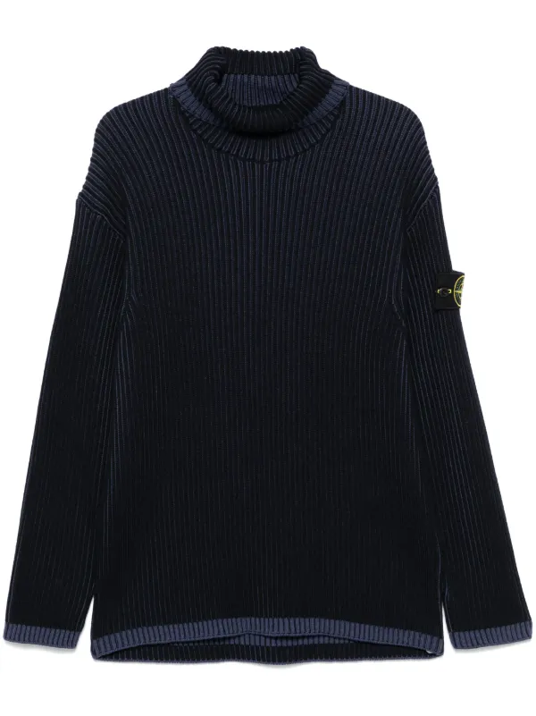 Mens Stone Island Rib authentic sweater